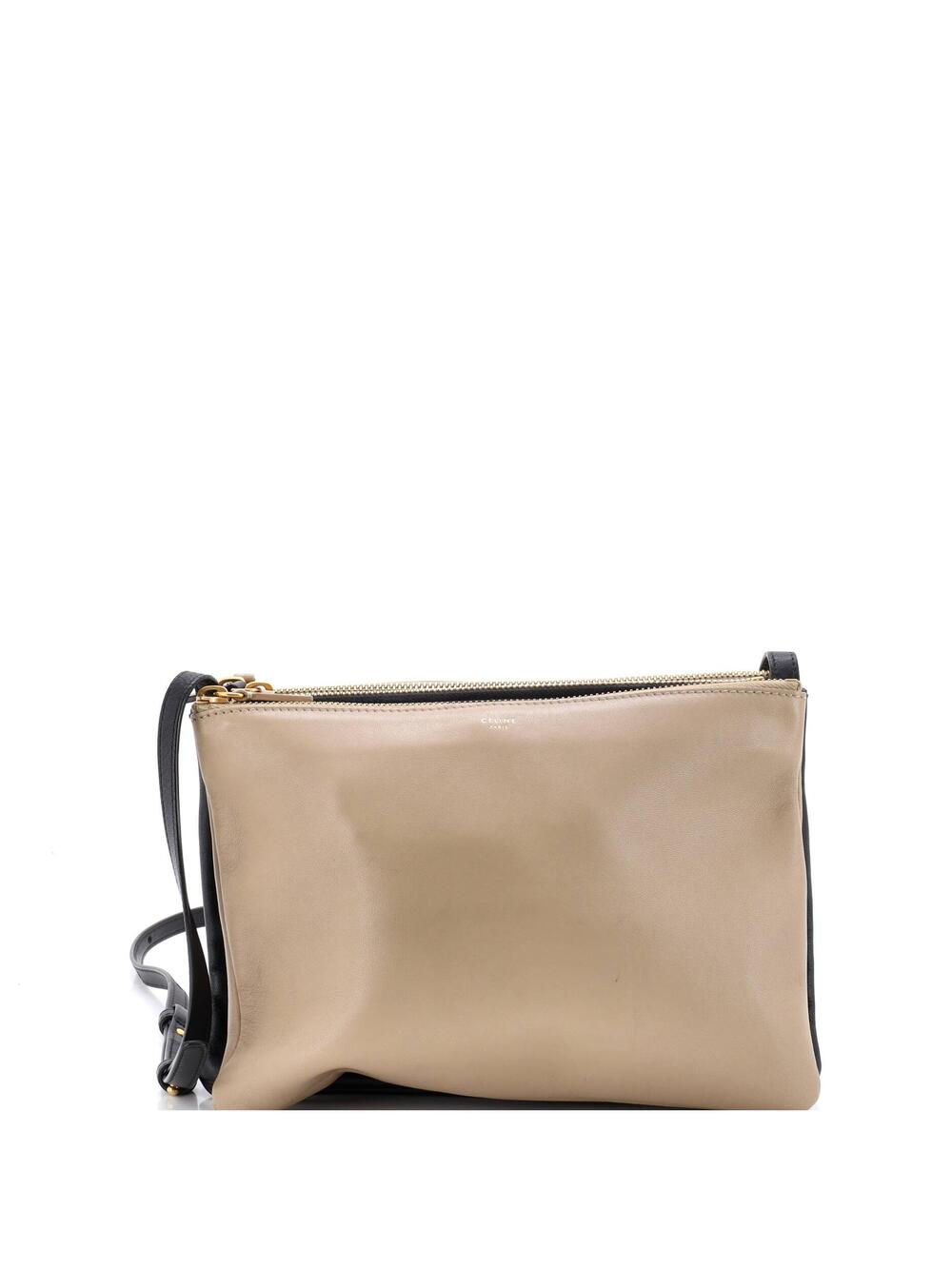 Celine Trio Crossbody Bag Leather Small #242682C68B